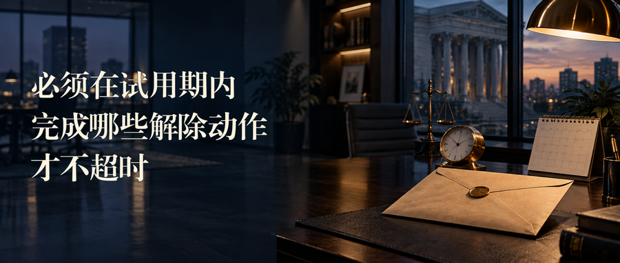 必须在试用期内完成哪些解除动作才不超时封面