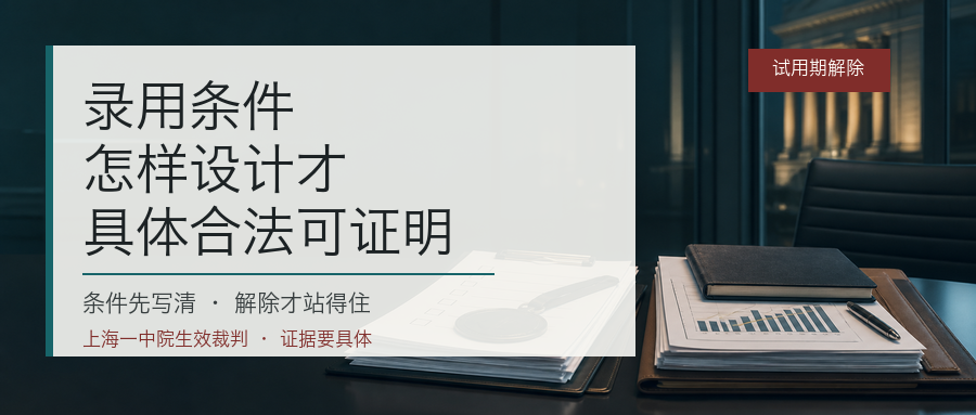 录用条件怎样设计才具体合法可证明封面